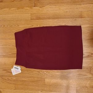 LuLaRoe Maroon size XS Cassie skirt